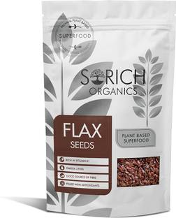 Sorich Organics Flax Seeds for Hair Growth|Raw Seeds for Weight Loss Skin Brown Brown Flax Seeds