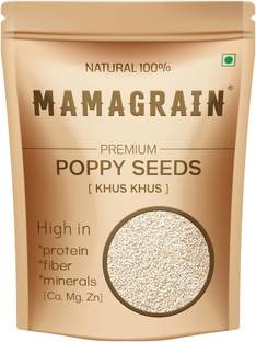 MAMAGRAIN Premium Poppy Seeds 500gm - Khus Khus Seeds | Posta Dana | Khas Khas | Posto | Poppy Seeds