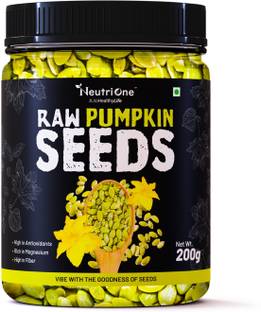 NeutriOne Raw Pumpkin Seeds for Boost Immunity With Fiber,Protein,Fat,Calcium,Magnesium Pumpkin Seeds