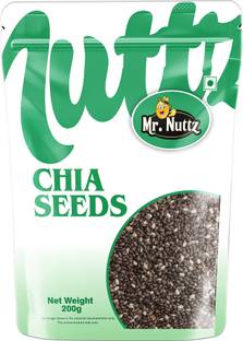 Mr.Nuttz Raw Chia Seeds for Weight Loss with 3 , Calcium and Fiber Rich Seeds Chia Seeds