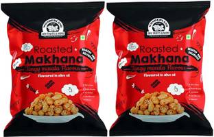WONDERLAND Foods Roasted Tangy-Masala Flavoured Makhana Healthy Snacks Phool Makhana