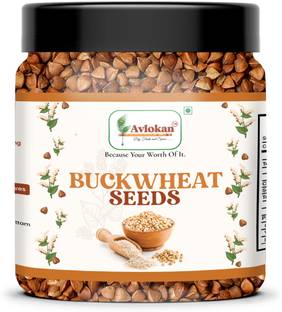 Avlokan Whole Buckwheat ( Kuttu Giri ) Seeds | 100% Natural Buckwheat Seeds