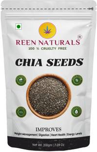 REEN NATURALS Organic Chia Seeds for Weight Loss, Digestion & Heart | Calcium Rich and Omega 3 Chia Seeds