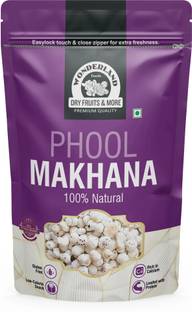 WONDERLAND Dry Fruits Lotus Seeds (Phool Makhana) Jumbo Size Lotus Seeds(Makhana)