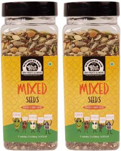 WONDERLAND Roasted Five in One Mix Seed Rich in Omega-3 Pack of 2, (200g Each) Mixed Seeds