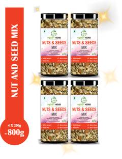 Hobby Herbs Nuts and Seed Mix 800 gm | Roasted and Salted Seed | Dry Fruit Mix | Mix Seeds Mixed Seeds