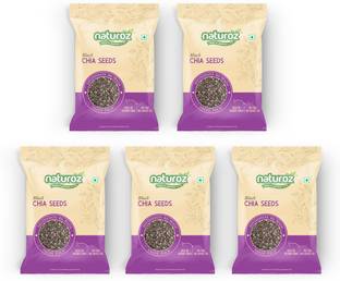 Naturoz Black Raw Chia Seeds | Healthy Declicious Seeds Chia Seeds
