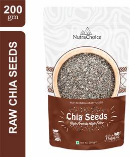 NutraChoice Raw Chia Seeds for Weight Loss Management with Omega 3 and Fiber Chia Seeds
