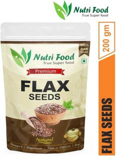 Nutri food Flax seed 200gm Brown Flax Seeds