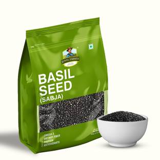Jewel Farmer Basil Seeds I Tukmaria Seeds I Sabja Seeds your Summer Savior Basil Seeds