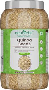 Neuherbs Organic Raw Unroasted White Quinoa Seeds for Weight loss Management, Rich in Iron, fiber and Gluten free Quinoa Seeds
