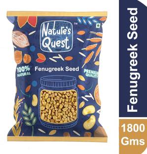Nature’s Quest Premium Fenugreek Seed|Methi - 1800 g Fenugreek Seeds|Methi Dana|Menthi Ginja Fenugreek Seeds