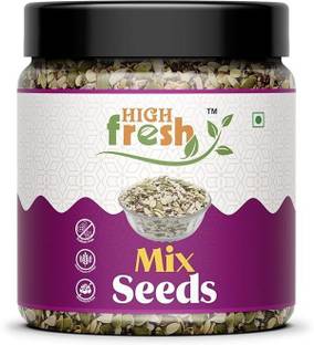 HighFresh Mix of Pumpkin, Sunflower, Flax seeds, Watermelon seeds, Chia seeds Mix Seeds Mixed Seeds