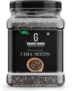Granic Farms Premium Raw Chia Seeds for Weight Loss|Loaded with Omega 3, Zinc & Fiber| Chia Seeds