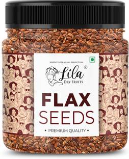 lila dry fruits Flax Seeds 500 gms Brown Flax Seeds
