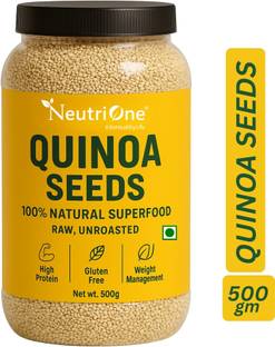 NeutriOne Quinoa Seeds White for Weight Loss Management, Rich in Protein, Fiber, Iron Quinoa Seeds