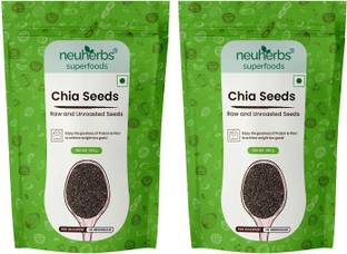 Neuherbs Raw Unroasted Chia Seeds with Fiber Chia Seeds