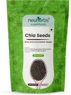 Neuherbs Raw Unroasted Chia Seeds with Fiber for Weight loss Management Chia Seeds