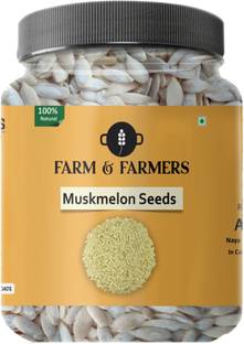 Farm & Farmers Organic Muskmelon Seeds | Kharbooj Magaz | Kharbhuja Beej Muskmelon Seeds