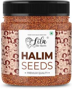 lila dry fruits Raw Unroasted Halim Seeds 250g Jar Pack | Aliv Seeds| Garden Cress Haleem Seeds Garden Cress Seeds