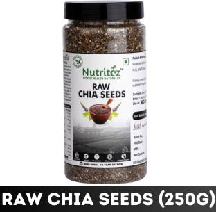 Nutritoz Raw for Weight Loss with Omega-3, Calcium, Zinc & Fiber Rich Chia Seeds