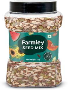 Farmley Seed Mix Protein Rich Snacks | 5 Super Seeds in 1 Mix | Chia Seeds, Pumpkin Seeds, Watermelon Seeds, Brown Flax Seeds, Sunflower Seeds