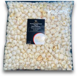 SWAAD SAMVAAD Handpicked Phool Makhana/ Fox Nut / Lotus Seed /Mithila Makhaan (Pack of 500g) Lotus Seeds(Makhana), Phool Makhana