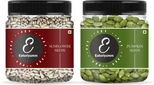 Eatoriyumm (400g Each) Seeds Combo Pack | Pumpkin Seeds + Sunflower Seeds / Pumpkin Seeds, Sunflower Seeds