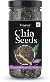 TruNutra Raw Unroasted Chia Seeds with Omega 3 and Zinc for health benefits Chia Seeds