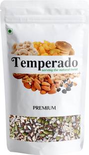Temperado PREMIUM RAW SEEDS MIX 5 IN 1 (MIXTURE OF WATERMELON, PUMPKIN, CHIA, SUNFLOWER, FLAX SEEDS) 250GM Pumpkin Seeds, Watermelon Seeds, Chia Seeds, Sunflower Seeds, Brown Flax Seeds