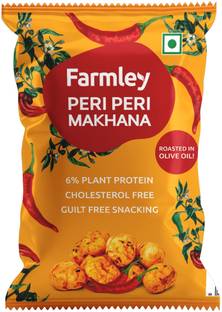 Farmley Peri Peri Makhana Roasted In Olive Oil | Healthy Snacks