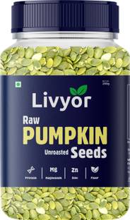 LIVYOR Raw Pumpkin Seeds for eating, Rich in Protein and Fiber Pumpkin Seeds