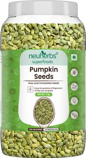 Neuherbs Organic Raw Pumpkin Seeds for Eating, Rich in Protein and Fiber Superfood Pumpkin Seeds