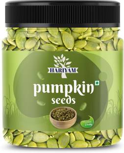 HARIYAM Raw Pumpkin Seeds - 100g | Protein and Fiber Rich Superfood [Jar Pack] Pumpkin Seeds