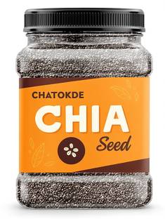 CHATOKDE Raw Chia Seeds for weight Loss with Omega 3, Calcium and Fiber Rich 250g Chia Seeds