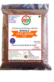 SS520 Row Flax Seeds 400g Non-GMO Alsi Seeds Rich in Fibre and Omega-3 Flaxseed Whole Brown Flax Seeds