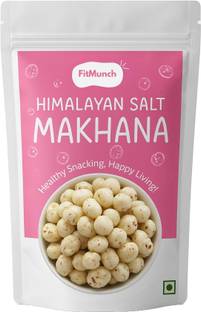FitMunch HIMALAYAN SALT ROASTED MAKHANA | Flavoured Lotus Seeds