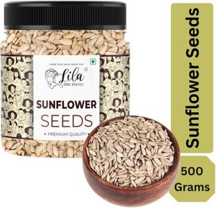 lila dry fruits Premium Raw Sunflower Seeds 500gms Jar Pack | Surajmukhi Beej Sunflower Seeds