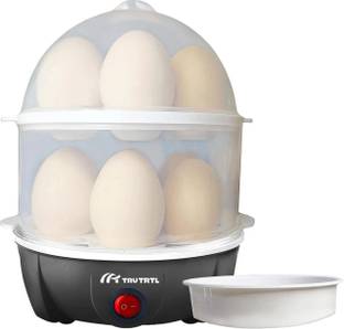 truTRTL Smart 4-in-1 Egg Boiler Black 14Egg-Blk Egg Cooker