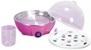Lehza Multifunctional Electric Egg Boiler Cooker Mini Steamer Stainless Steel 7 Egg Cooker, Egg Boiler, Egg Steamer, Egg Boiler Electric Automatic Off for Steaming, Cooking, Boiling and Frying Home Machine Egg Boiler with Egg Tray Egg Boiler Egg Cooker