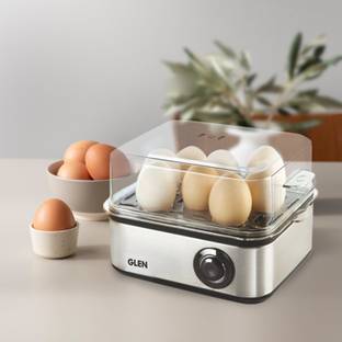 Glen Electric Egg Boiler Machine Egg Poacher 3 boiling modes 500W with 3 Water levels SA 3036 EB Egg Cooker