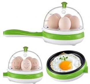 dommystar Egg Frying Pan Egg Boiler Electric Automatic Off with Egg Boiler Machine ?SINGLE LAYER EGG BOILER FRY PAN Egg Cooker