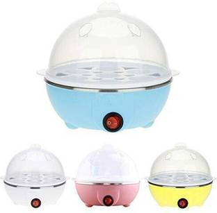 ORJILO Automatic Off 7 Egg Poacher for Steaming, Cooking, Boiling and Frying Egg Boiler Electric Egg Cooker