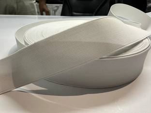 DZIRE Woven White Elastic