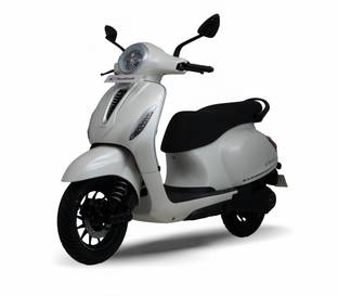 Chetak 3502 Electric Scooter by Bajaj Auto Booking for Ex-Showroom Price (with Portable Charger, Moon ...