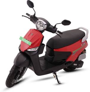BGauss BG C12i Max Booking for Ex-Showroom Price (With CAN Enabled Charger, Red Black)
