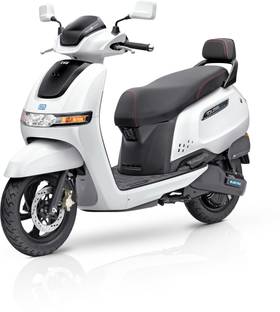TVS iQube 3.1 kWh Booking for Ex-Showroom Price (With Charger, Pearl White)