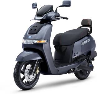 TVS iQube S 3.5 kWh Booking for Ex-Showroom Price (With Charger, Mercury Grey Glassy)