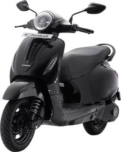 Chetak C3001 Booking for Ex-Showroom Price (with Portable Charger, Brooklyn Black)
