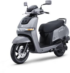 TVS iQube 3.4 kWh Booking for Ex-Showroom Price (With Charger, Titanium Grey Glossy)